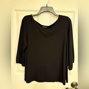 Always A.Line Women's Black Tunic 3/4 sleeve XL EUC